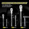 Yalblee 6-Piece Flex Head Ratchet Set, Swivel Head Ratchet Wrench