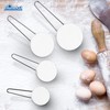 EHOMEA2Z Stainless Steel Measuring Cups Set 4Pc Metal Culinary Couture
