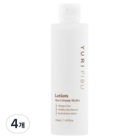 Glass Skin Rice Creamy Moisture Lotion, 210ml, 4 pieces / 유리피부 라이스 크리미 수분 로션, 210ml, 4개