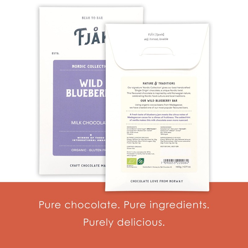 Fjak - Nordic Collection - Norwegian Chocolate Bundles (Blueberry Milk