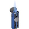 Xikar High Performance HP4 Diamond Quad Flame Cigar Lighter, Blue