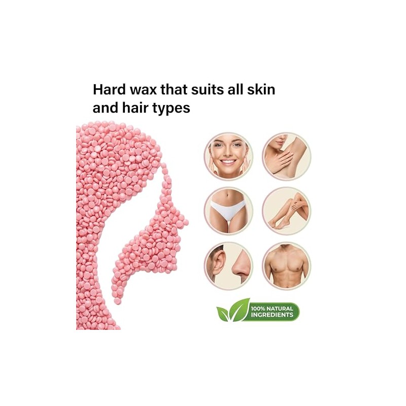 Professional Waxing Kit For Hair Removal, Wax Heater Pot Wax