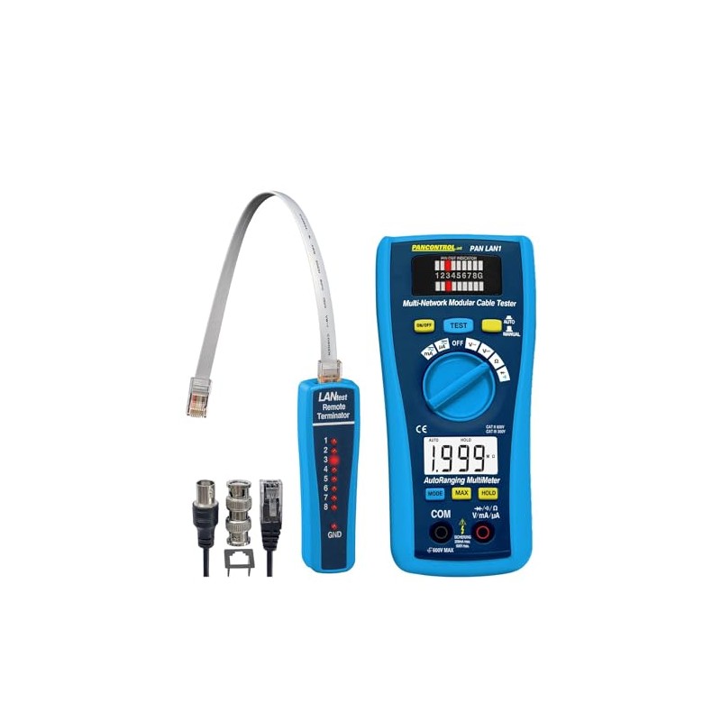 Pancontrol PAN LAN1 LAN-Tester und Digital-Multimeter 300V CAT III mit