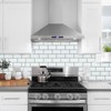 CASAPALACE White Peel and Stick Glass Tile, Subway Glass Backsplash