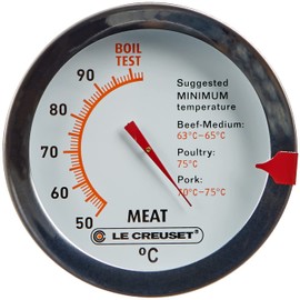 Le Creuset 98100200000100 Celsius Metal Meat Thermometer