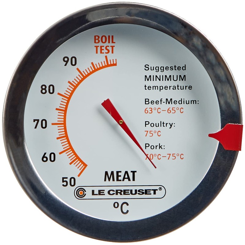 Le Creuset 98100200000100 Celsius Metal Meat Thermometer