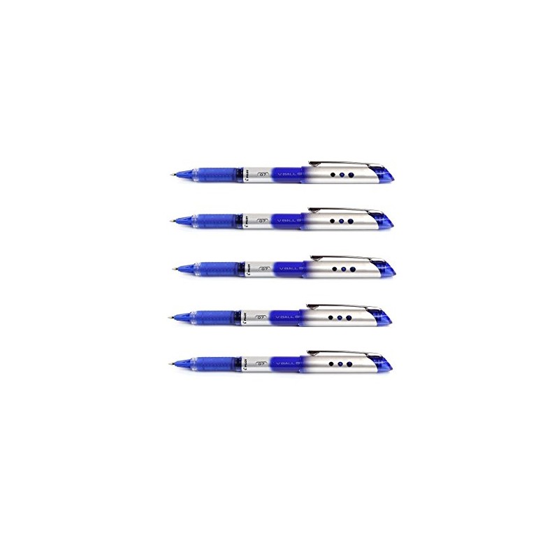 Pilot V Ball Grip Rollerball Pens Medium 0.7mm tip Blue