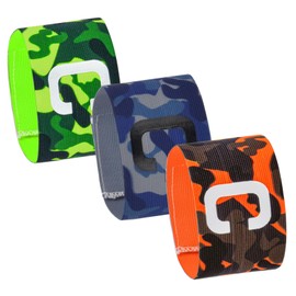 Pack of 3 Adjustable Football Captain's Armband 3 Colours Captain's Armband Children and Adults, Team Leader Armband for Ball Games