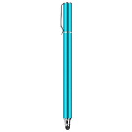 Stylus Touch Screen Pen Fiber Tip Compatible with HMD Vibe, Aluminum Lightweight Blue