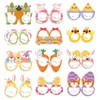 12 Pcs Easter Glasses,Adult and Children's Easter Party Decorations Photography