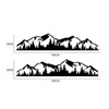 2PCS Car Decal Mountain Tree Forest Pattern Car Side Body