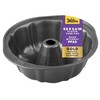 Wilton Gold Non-Stick 9.49 in Fluted Tube Cake Pan, Stainless
