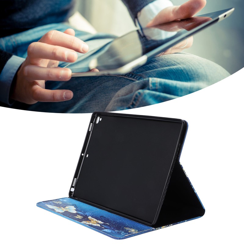 Portable Tablet PU Protective Holster 360° Universal Protection Painted Leather