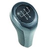 DoLED Leather Gear Knob Gear Stick in Black/Carbon Look with