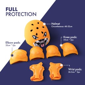 KAYMAN Kids Bike Helmet age 3 to 12, Adjustable Safety Gear for Boys and Girls, Suited to Scooter, Cycling, Skateboard & Roller Skating - Protection for Boys & Girls