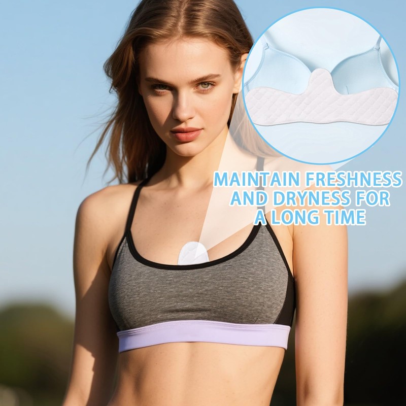 YceLon Pack of 10 Bra Inserts, Sweating, Underbust Sweat Protection,