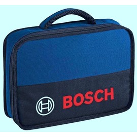BOSCH 1600A003BG Soft Case, Tool Bag, Blue, Storage Bag, Small Items, Impact Driver Storage