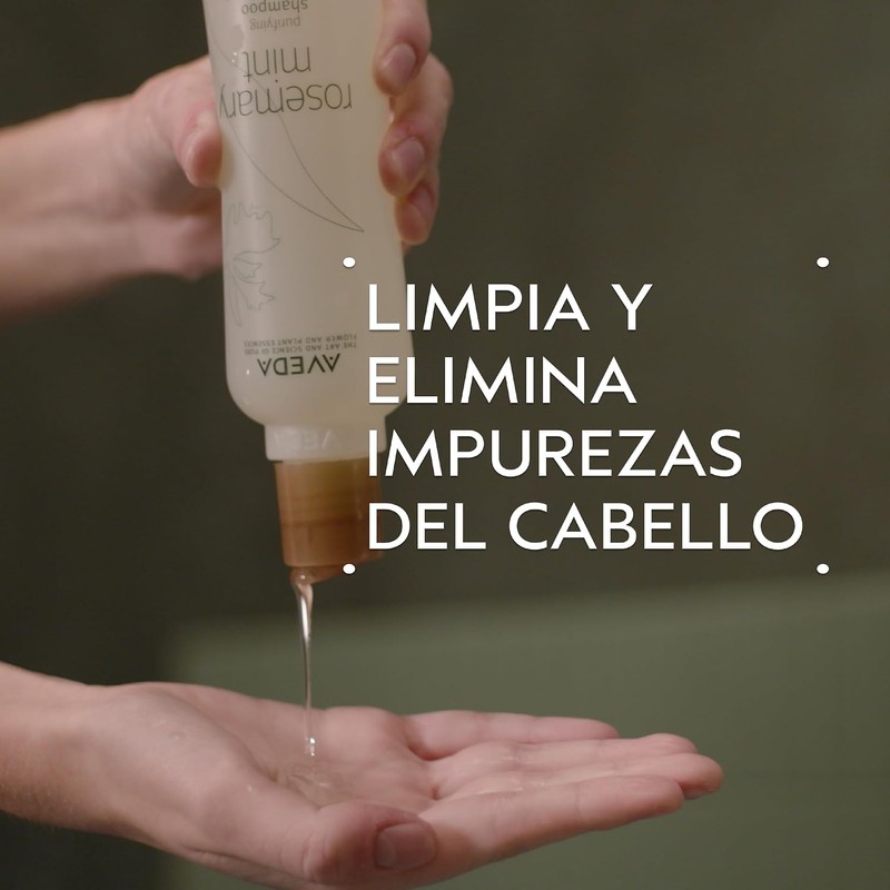 Aveda Rosemary Mint Purifying Shampoo Exfoliante Limpiador
