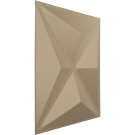 Ekena Millwork 19 5/8"W x 19 5/8"H Haven EnduraWall Decorative 3D Wall Panel, Metallic Champagne Mist (Covers 2.67 Sq. Ft.