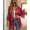 Argstar Women's Kimono Cardigans Casual Summer Tops Cover up Open