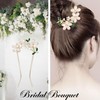 Miaomyao Hair Ornament, Kimono, Metal, Yukata, Bouquet, Flower Bouquet, Leaf,
