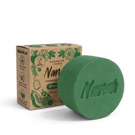 NANAH Shampoo en barra para el Crecimiento del Cabello con Romero y Menta I Limpieza Profunda y Refrescante I Sin Sulfatos y Sin Parabenos I Libre de plástico, Ecológico, y Vegano I 100 gr.