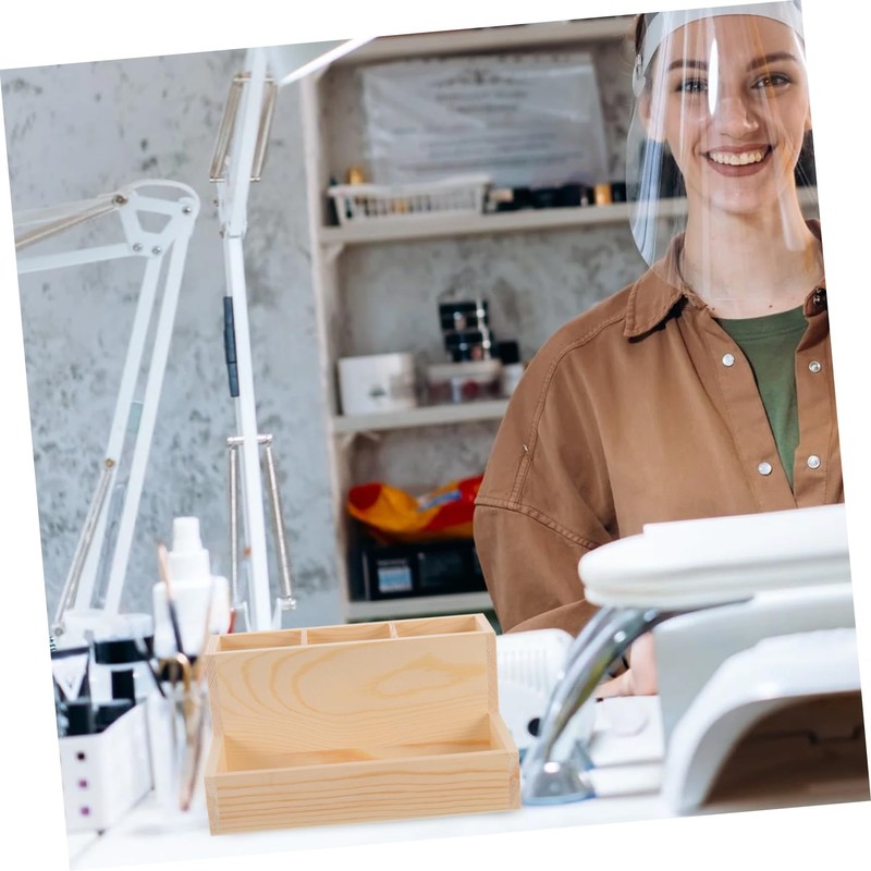 Mikinona Manicure Tool Storage Box Nail Art Brush Holder Nail