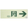 Green Cross in Brightness Phosphorescence evacuated Induction Sticker Sign Exit