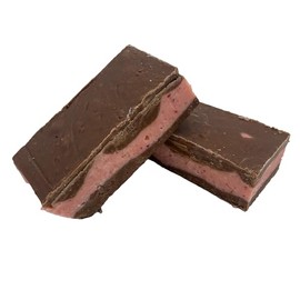 Uncle Butch's Fudge - Creamy and Smooth Chocolate Covered Strawberry - Delicious and Decadent Handcrafted Fudge (24 Ounce)
