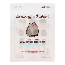 The Crème Shop X PUSHEEN KLEAN BEAUTY Pawsitively Clear Skin Infused Hydrocolloid Blemish Patches | Salicylic Acid, Oil-Absorbing, Breakout Preventing | Vegan & Cruelty-Free (Set of 3)