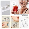 TOAOB 30pcs Earring Backs 925 Silver Butterfly Style Safety Backs