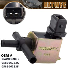 HZTWFC Solenoid Valve for Gain Control Valve OEM # 058 906 283 C 058906283C 06A906283E 058906283C 058906283F for VW Golf GTI Jetta GLI Passat B5 Bora A4 TT