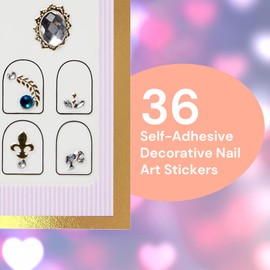 Tip Beauty Nail Art Stickers | Easy-to-Apply Self-Adhesive Nail Stickers for Nail Art | Assorted Designs for Creative Women, Enthusiasts, Salons & Home Use | Stylish Sticker Nails (Princess Bride)