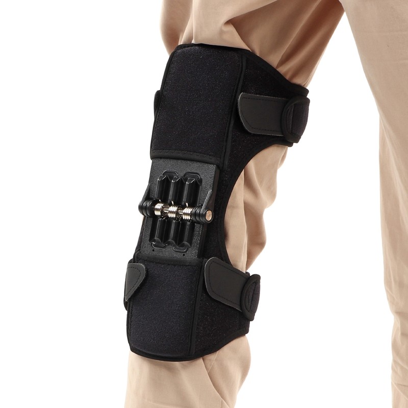 Knee Support Brace Spring Powered Knee Protection Booster Joint Stabilizer
