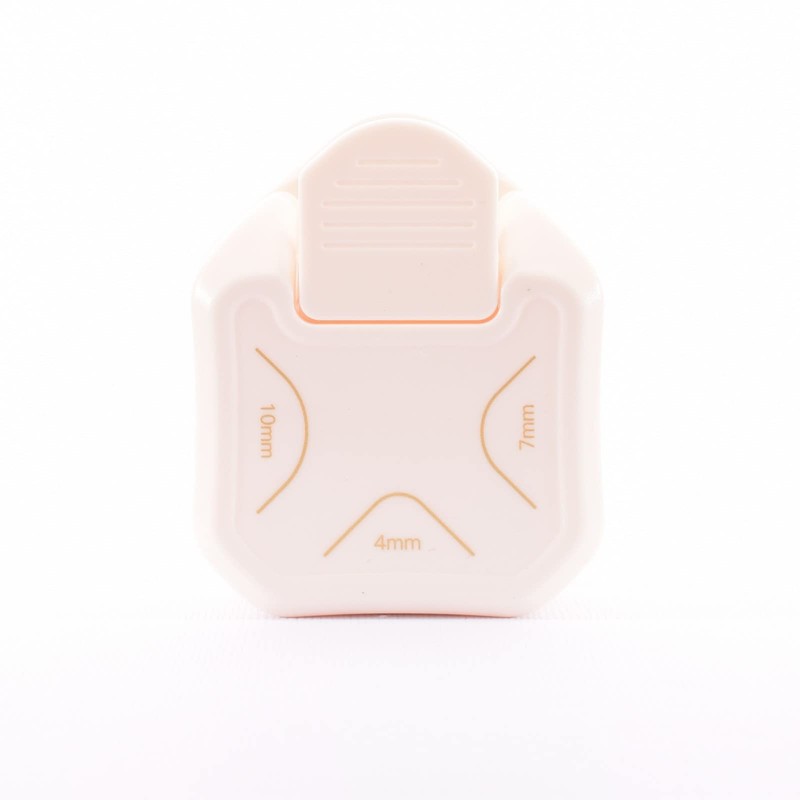 Vaessen Creative 3-in-1 Corner Punch 4-7-10 mm, Cream