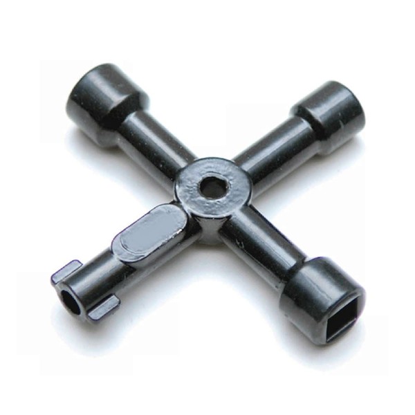 METAL 4 WAY UTILITY CABINET BOX KEY METER WATER ELECTRIC