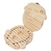 Tooth Keepsake Box, Individual Holes Primary Teeth Organizer Baby Wooden