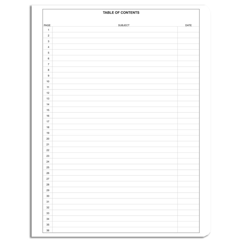 BookFactory® Premium Note Taking Carbonless Notebook, 50 Sets of 8