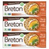Breton Crackers, Gluten Free Flax & Sea Salt, Pack of