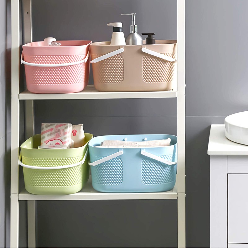 Shower Caddy Basket, Portable Large Capacity Thickened Plastic Organizer Storage