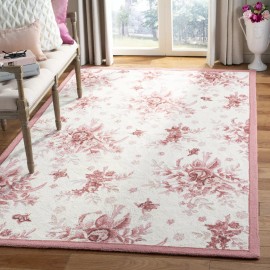 Safavieh Chelsea IVORY / ROSE 5'-3" X 8'-3" Area Rug - HK250C-5