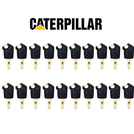MOUNTPARTS 20PCS 5P8500 Keys For CAT Caterpillar Heavy Equipment Ignition Key 5P8500