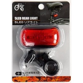 リアライト　５ＬＥＤ　自転車用