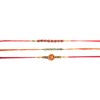 Set of 3 Rakhi for Brother | Swastik Rakhi, Rudraksha