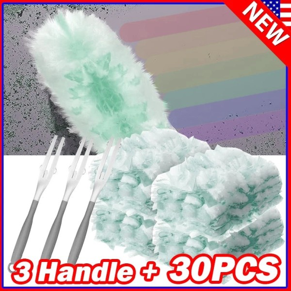 Unbranded 30pcs Duster Refills Disposable Duster Refills Compatible for Swiffer
