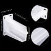 6 Pieces Rear Drawer Track Socket Drawer Track Brackets Large