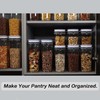 FreshKeeper Cereal Containers Storage Set, Airtight Food Storage Container with