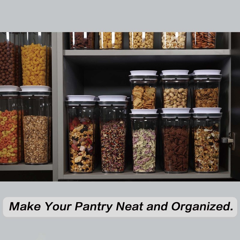 FreshKeeper Cereal Containers Storage Set, Airtight Food Storage Container with