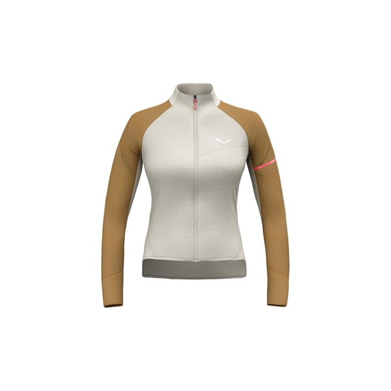 SALEWA Vento Am Hyb Jacket W, Giacca Donna, Beige (oatmeal/7020),
