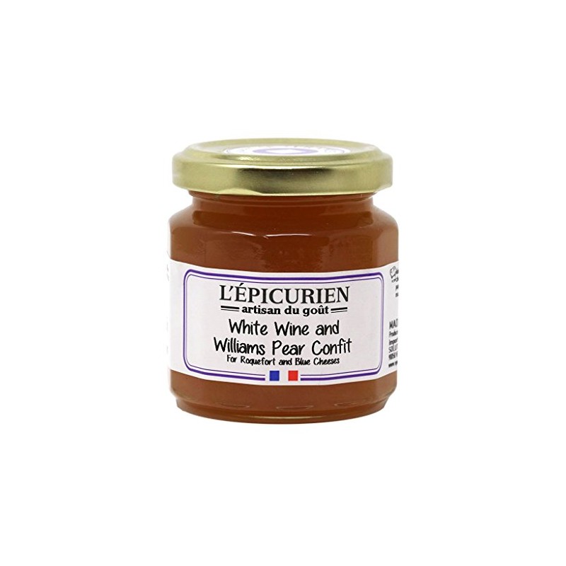 L'Epicurien, White Wine and Williams Pear Confit French Preserves |
